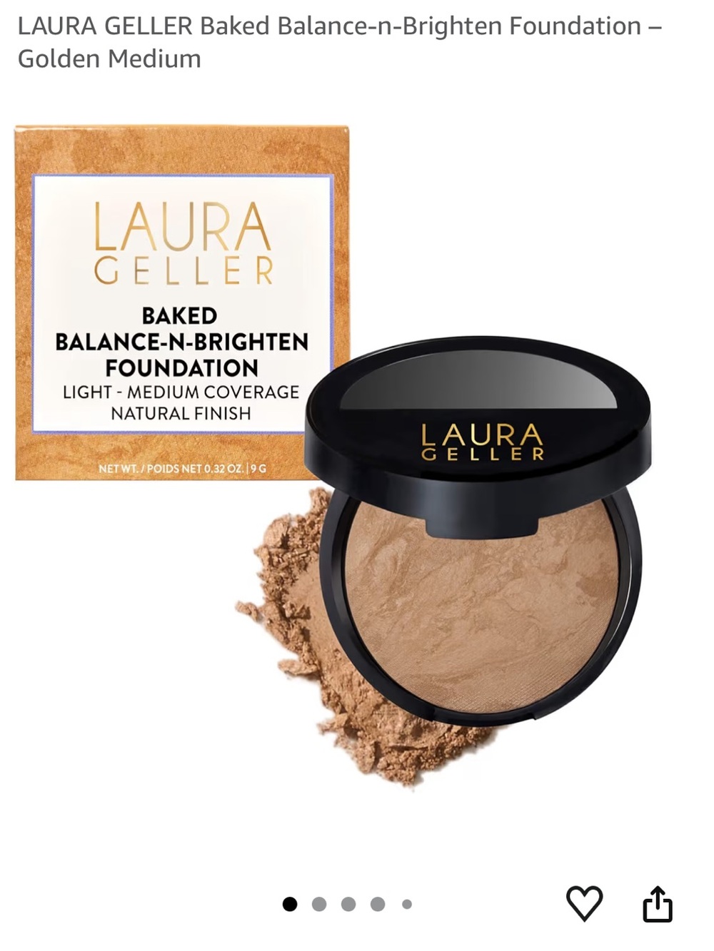 Laura Geller Baked Balance-n-Brighten Foundation - Golden Beige